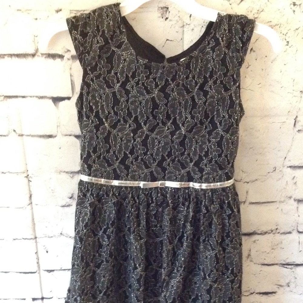 Xhilaration black lace dress.